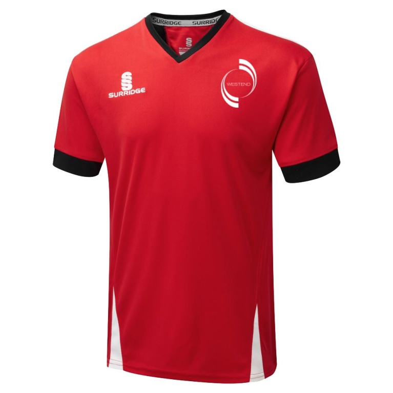 Westend FC Blade T-shirt Red/Black/White