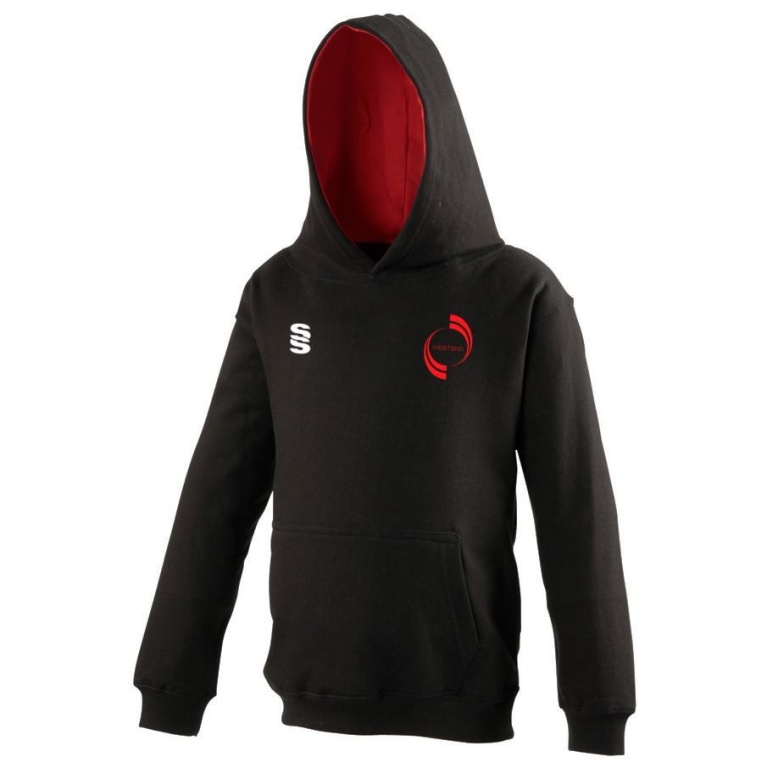 WESTEND FC INFANT HOODY BLK/RED